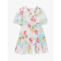 Patachou Meisjes jurk riviera print