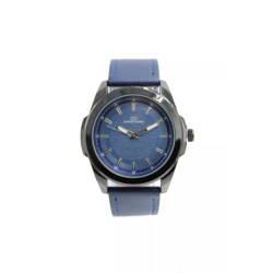 Giorgio & Dario herenhorloge blauw analoog
