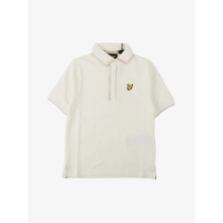 Lyle and Scott Jongens polo concealed placket chalk