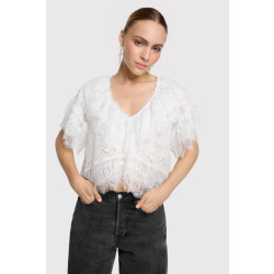 Alix The Label 2506926169 lace ruffle top