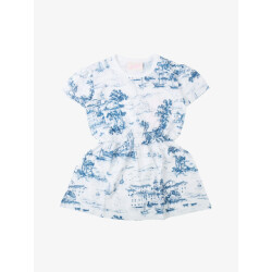 MC Saint Barth Meisjes jurk leila st tropez toile