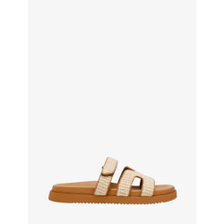 Steve Madden Dames slippers missile natural raffia