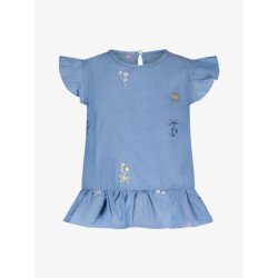 Le Chic Meisjes top eliny embro denim