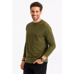 Ombre Longsleeve heren olijf - jidney