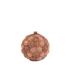 Light & Living deco box+deksel coral Ø17x16cm -