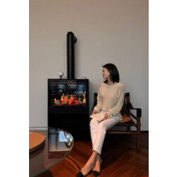 Comfortable at Home Como 68 vrijstaande elektrische sfeerhaard. voorzien van unieke hd-lcd
