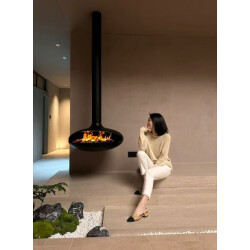 Comfortable at Home Elektrische sfeerhaard waterdamp haard bellano, buis 120cm