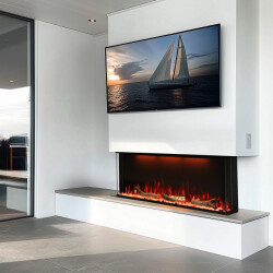 Comfortable at Home Laveno 152, elektrische 3-zijden glas sfeerhaard met een breedte van 152cm, 13