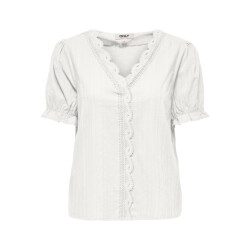 Only Onlerika ss v-neck top wvn cs