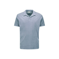 No Excess 28370480 polo revers solid terry knit