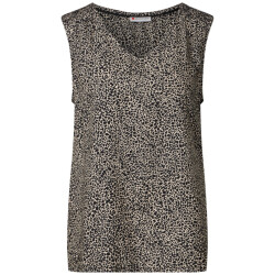 Street One a345737 v-neck blouse w smok detail