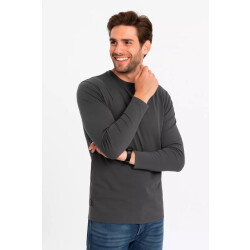 Ombre Longsleeve heren antraciet udine