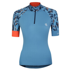 Dare2b Dames follow through fietstrui met luipaardprint