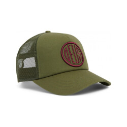 Deus pill logo trucker pine