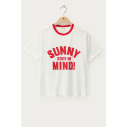 My Jewellery Sunny state of mind tee; 0900 off-white