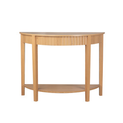 CaliCosy Afgeronde console met golf en 2 niveaus, hoogte 76 cm bologne