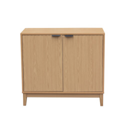 CaliCosy Dressoir met 2 deuren en geribbelde fronten l80 cm bologne