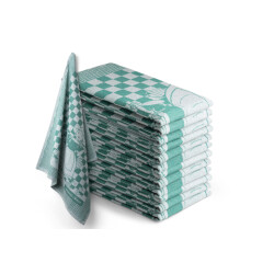 Oerhollands Theedoekset blok 60 x 65 cm - 12 stuks geblokt blokdoeken 100%