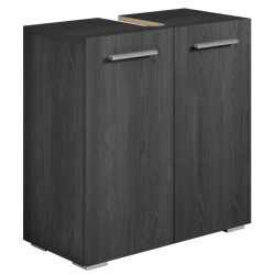 Badplaats Wastafel onderkast jupiter 60 x 30 x 60 cm zwart -