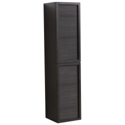 Badplaats Badkamerkast vermont 40 x 40 x 172 cm zwart hangende