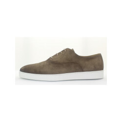 Giorgio 51303 suède veterschoen met witte zool