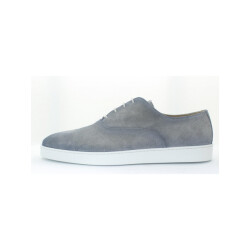 Giorgio 51303 suède veterschoen met witte zool