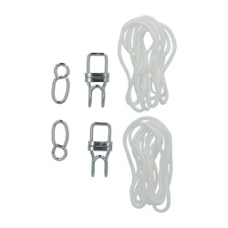 4gardenz Rvs hangmat ophanghakenset tot 200 kg