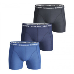 Björn Borg 3-pack boxers solids blue mix