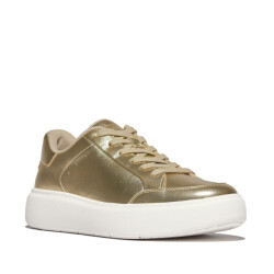 FitFlop Rtg metallic-leather sneakers