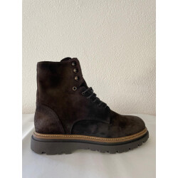 Giorgio 56308 donker suède gevoerde veterboots