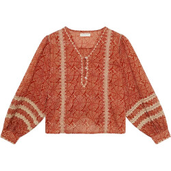 Maison Hotel Akua blouse papaya