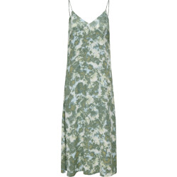 Only Onlannlouise strap long dress wvn balsam green/tie