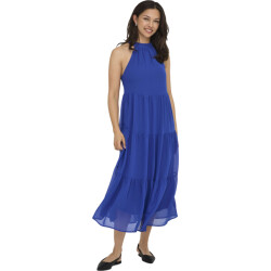Only Onlpetra life halter neck ank dress wvn surf the w