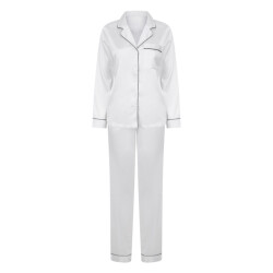 Towel City Dames satijnen lange pyjama set