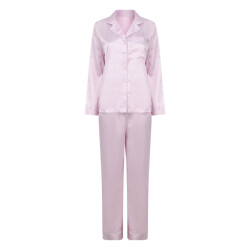 Towel City Dames satijnen lange pyjama set