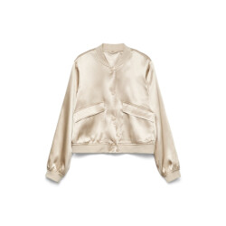 Vero Moda Vmalice ls satin bomber exp goudkleurig