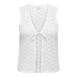Jacqueline de Yong Jdytikka sl tie vest off-white