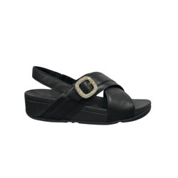 FitFlop Lulu crystal buckle