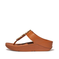 FitFlop Halo metallic trim toe post