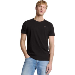 No Excess T-shirt crewneck solid basic black