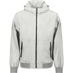 No Excess Jacket short fit hooded chalk