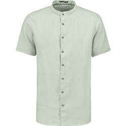 No Excess Shirt short sleeve granddad solid w mint