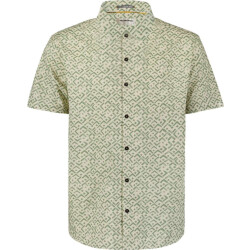 No Excess Shirt short sleeve slub allover pri green