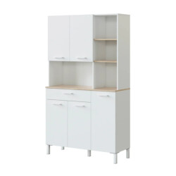 CaliCosy Keukenbuffetkast met 5 deuren en 1 lade h186 cm kira