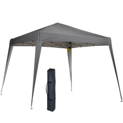 4goodz Opvouwbare partytent 240x240 cm voor tuin en feest grijs