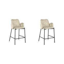 Label51 Barkruk joni - fluweel zithoogte 65 cm set van 2