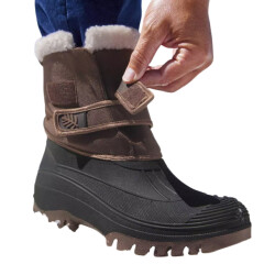 Atlas For Men Heren faux sherpa gevoerde snow boots