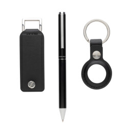 Swiss Peak Tula gerecycled pu pen geschenkset (verpakking van 3)