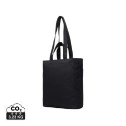 Vinga Hilo aware gerecyclede canvas boodschappentas met rits