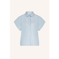 By-Bar Amsterdam pixie chambray blouse 25512025 650 light blue